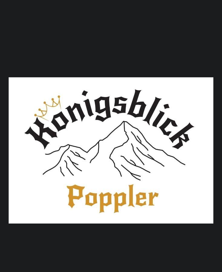 Koenigsblick Poppler Apartman Hopferau Kültér fotó