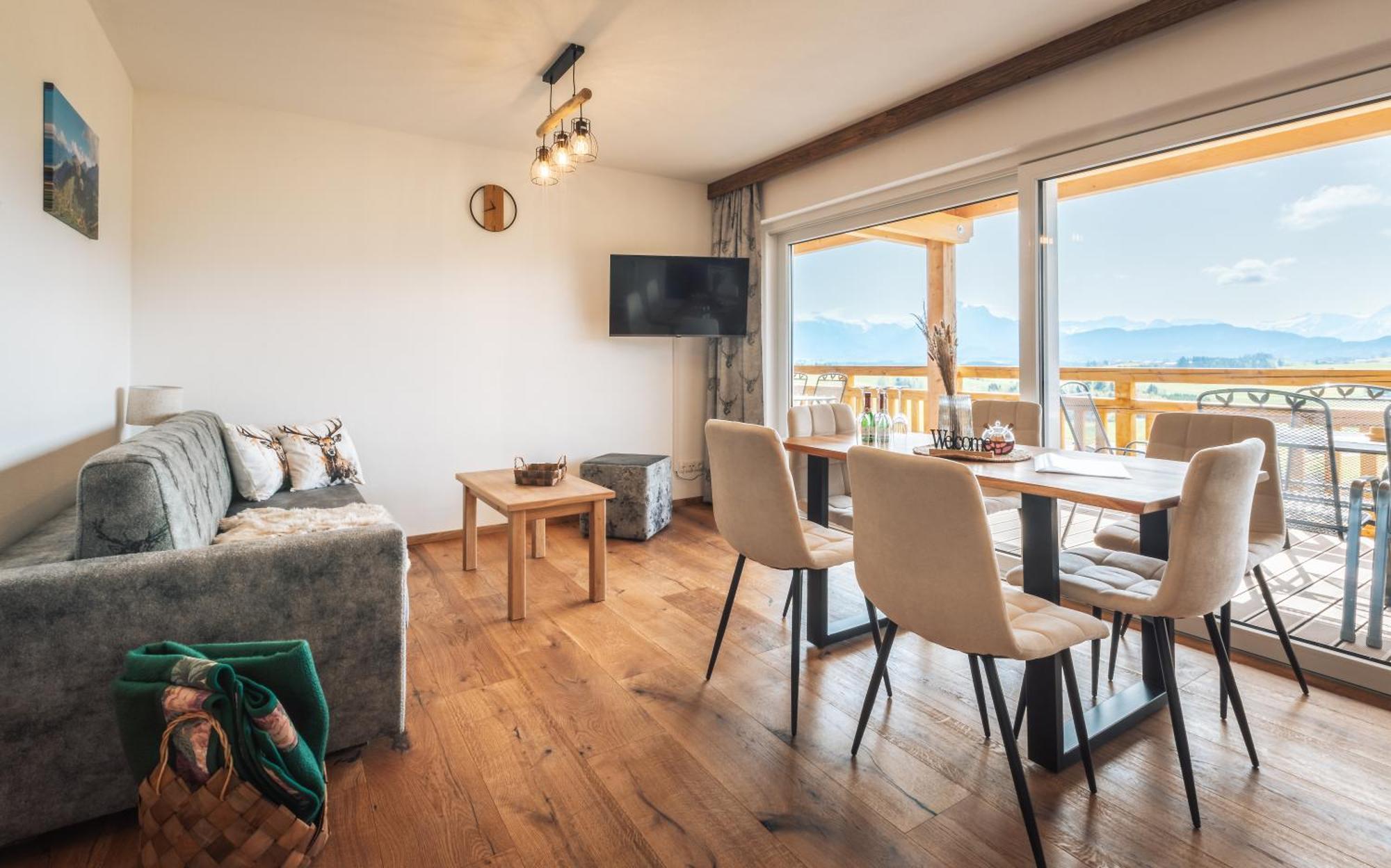 Koenigsblick Poppler Apartman Hopferau Kültér fotó